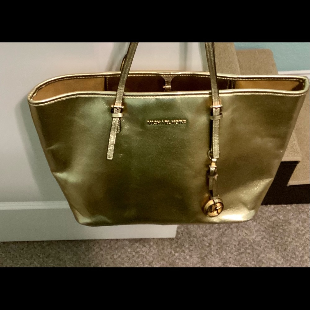 Ladies Gold Tote